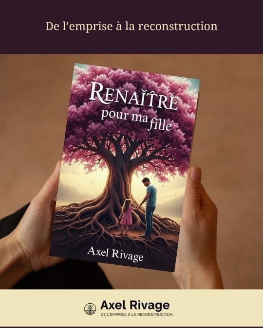 Accueil couverture livre renaitre pour ma fille d'axel rivage