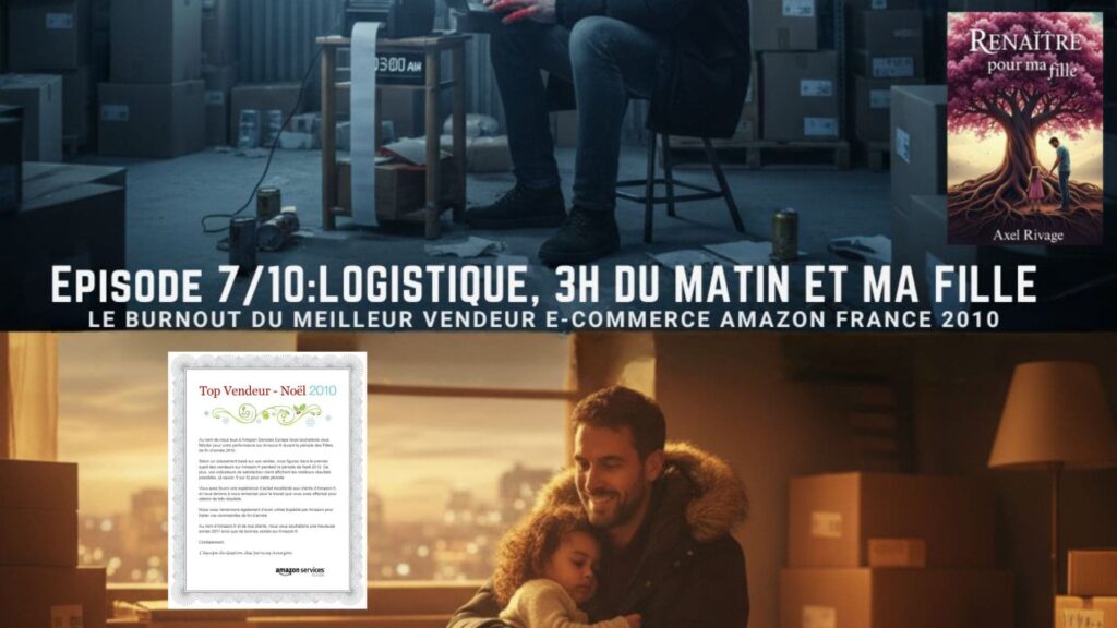 💥 Burnout E-commerce : L'Ascension Fulgurante, les 3h du Matin, et la Chute du Meilleur Vendeur Amazon Épisode 7 chronique axel rivage logistique 3h du matin et ma fille
