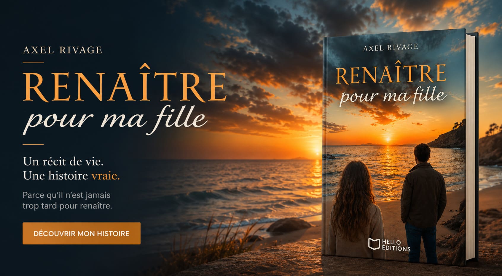 Renaître pour ma fille, le livre d’Axel Rivage